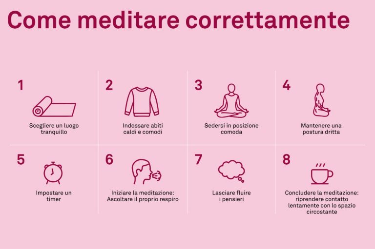 Svolgimento della meditazione: Ecco una lista di otto consigli e trucchi per una meditazione efficace.
